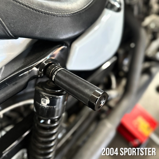 Sportster STASH Shock Slider Set - 2004-2020